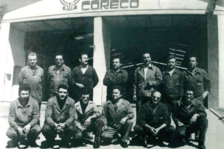 Rectificados Coreco - Equipo rectificado, taller y gestión 1977